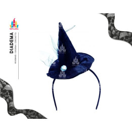 Diadema Bruja Negra – Complemento Unisex | Cospty