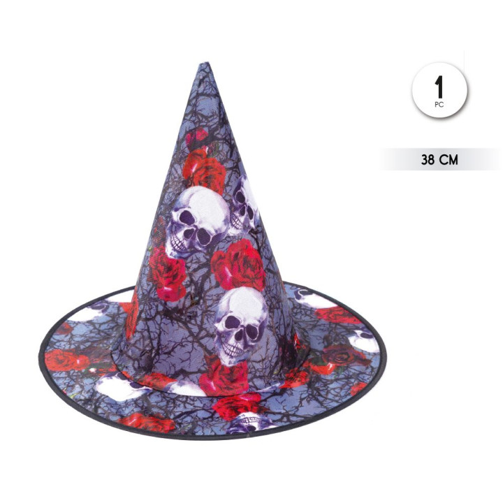 Sombrero De Bruja Print – Complemento Unisex | Cospty