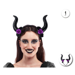 Diadema De Cuernos Vinilo – Complemento Unisex | Cospty