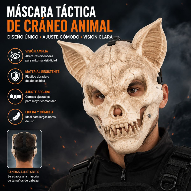 MASCARA CALAVERA DE PERRO