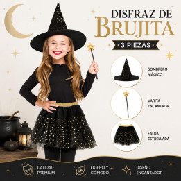 Set Disfraz de Diablo para Ninos 3 Piezas - Falda Tutu Roja Cinta de C