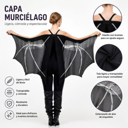 Capa Alas Bat – Complemento Unisex | Cospty
