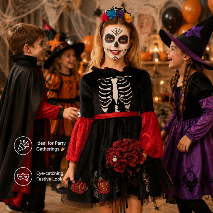 Skull Princess – Disfraz Para niña | Cospty