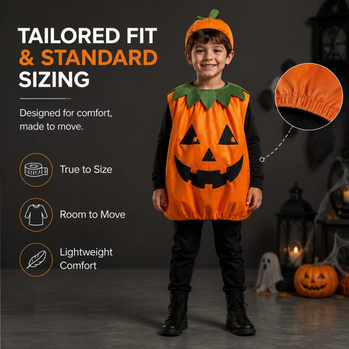 Mascara de Latex Cabeza de Calabaza Animada con Ojos Moviles - Hallowe