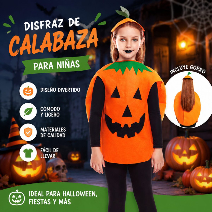 Mascara de Latex Cabeza de Calabaza Animada con Ojos Moviles - Hallowe
