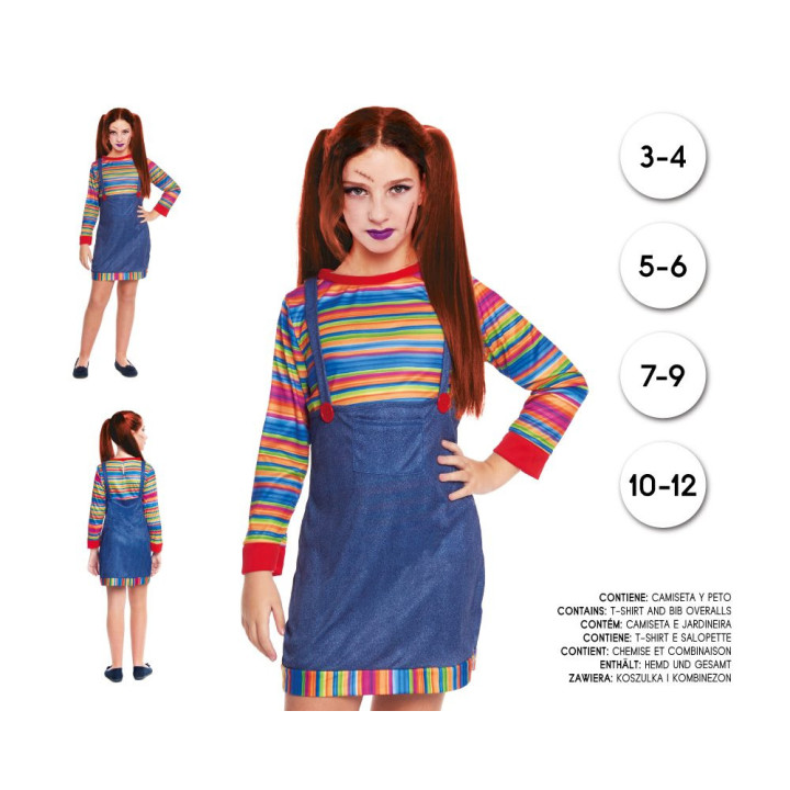 Muñeca Asesina – Disfraz Para niña | Cospty