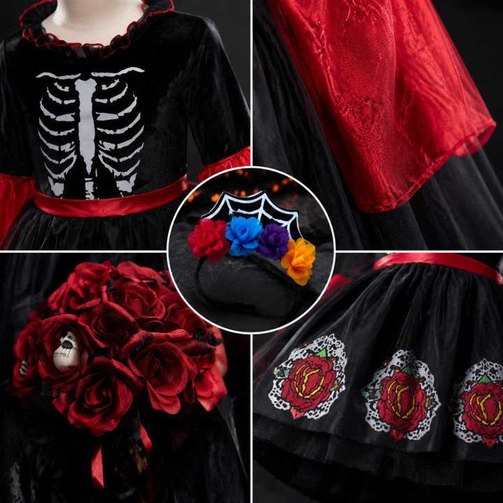 Skull Princess – Disfraz Para niña | Cospty