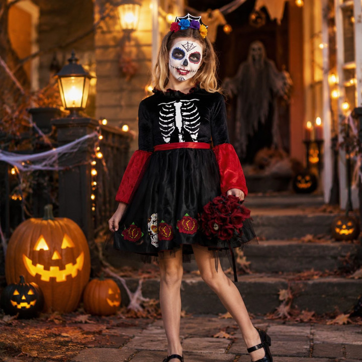 Skull Princess – Disfraz Para niña | Cospty