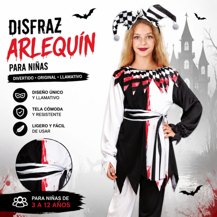 Bufona Negra – Disfraz Para niña | Cospty