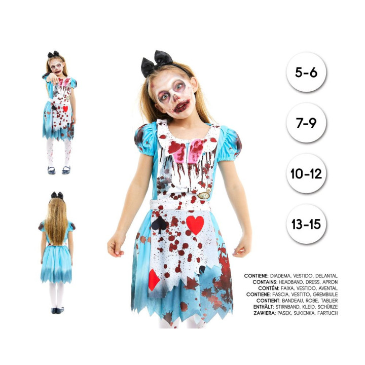 Alicia Zombie – Disfraz Para niña | Cospty