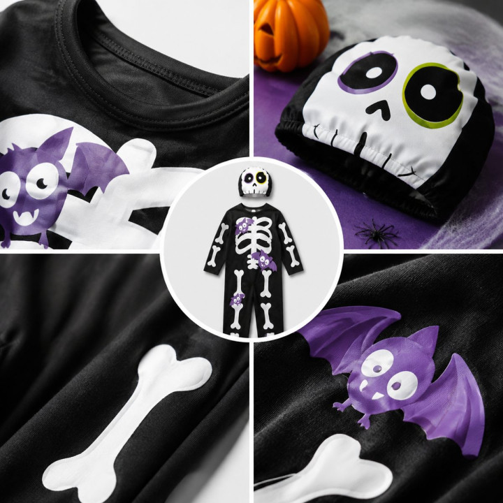 Esqueleto Bat – Disfraz Para niño | Cospty