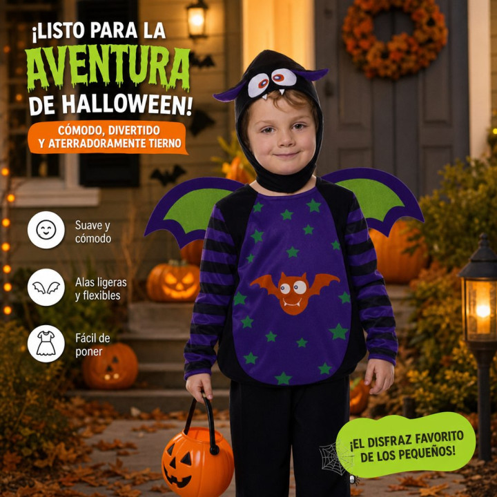 Baby Bat 6-12M – Disfraz Para niño | Cospty