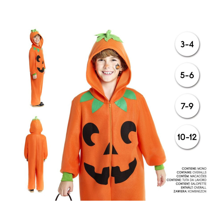 Calabaza Mono – Disfraz Para niño | Cospty