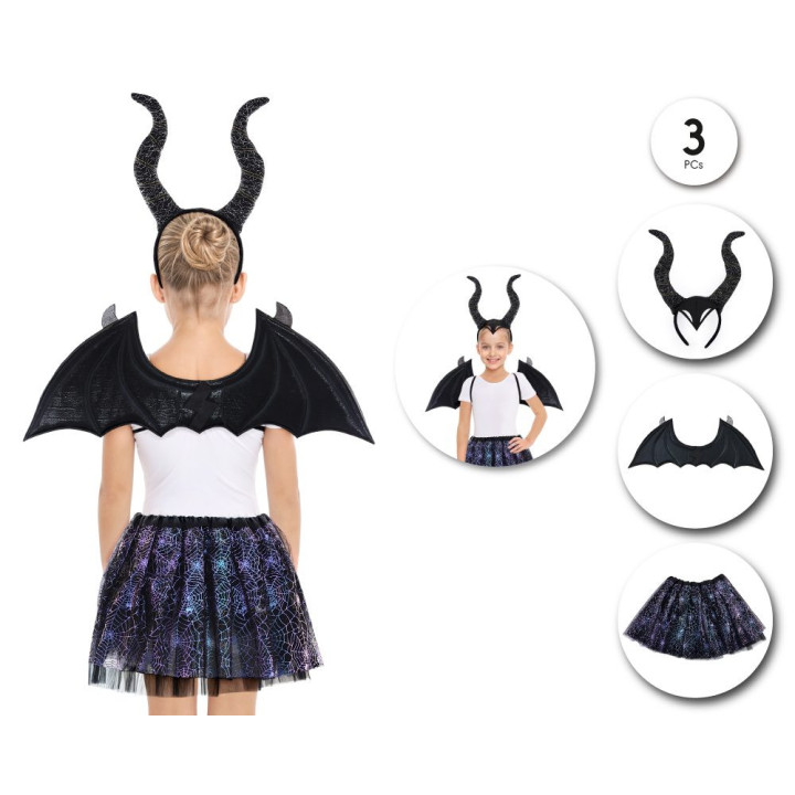 Set Tutu Bat 3Pcs – Complemento Unisex | Cospty