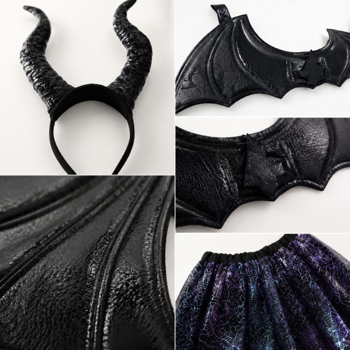 Set Tutu Bat 3Pcs – Complemento Unisex | Cospty