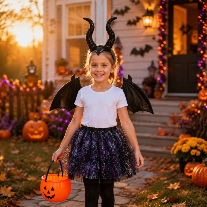 Set Tutu Bat 3Pcs – Complemento Unisex | Cospty