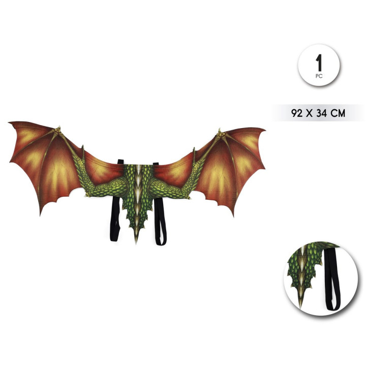 Demon Devil Wings Costume Set with Horns and Tail - Red Halloween Cosp