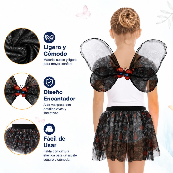 Conjunto Tutu Calabaza 2Pcs – Complemento Unisex | Cospty
