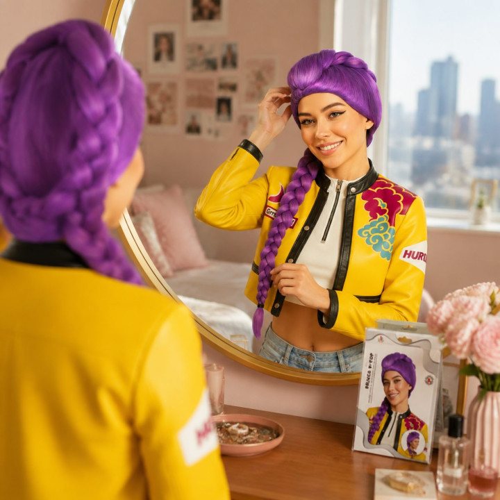 Peluca K-Pop Trenza – Complemento Unisex | Cospty