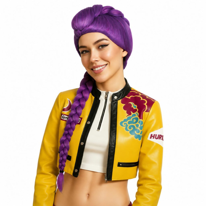 Peluca K-Pop Trenza – Complemento Unisex | Cospty