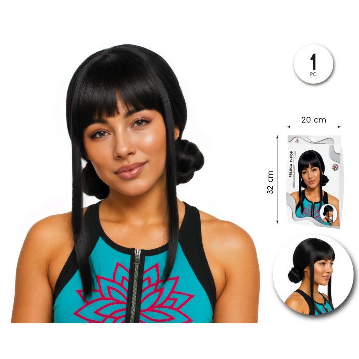 Peluca Kpop Monos – Complemento Unisex | Cospty