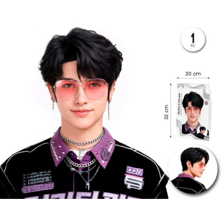 Peluca Kpop Demon – Complemento Unisex | Cospty