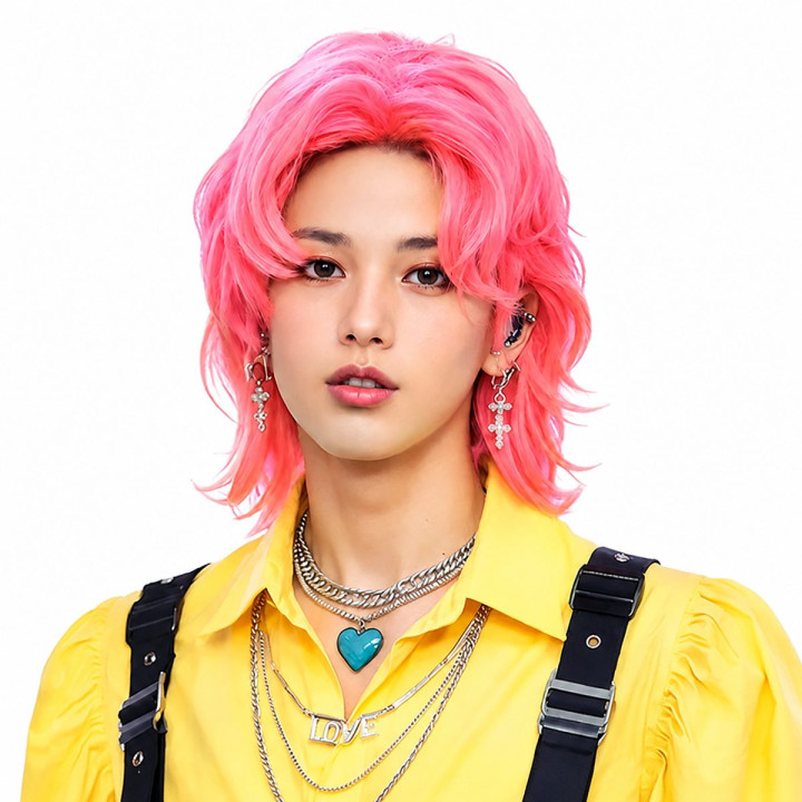 Peluca K-Pop Boy – Complemento Unisex | Cospty