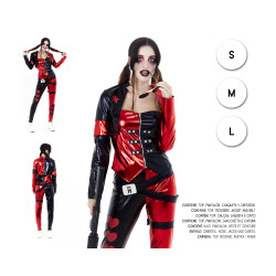 cospty - BAD GIRL Scary Halloween Costume for Women (S/M/L)