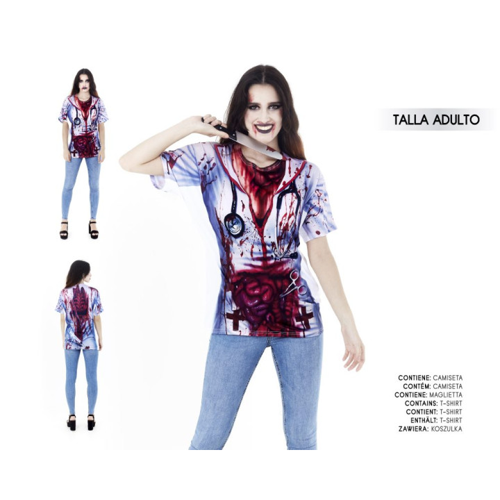 Camiseta Print Halloween – Disfraz Para mujer | Cospty
