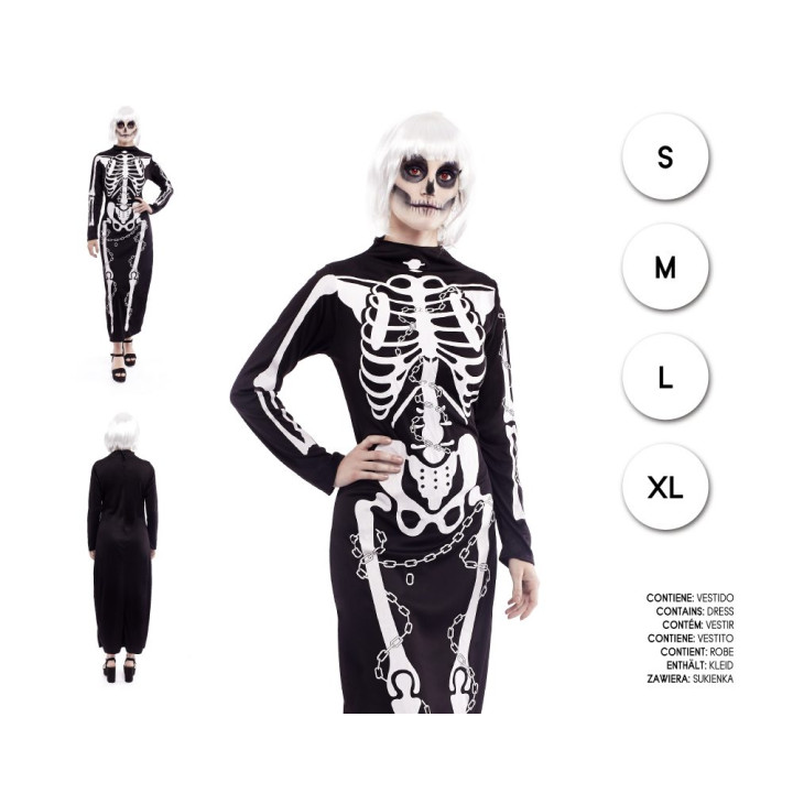 Skull Lady – Disfraz Para mujer | Cospty