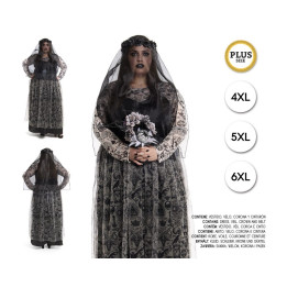 Novia Oscura 5Xl – Disfraz Para mujer | Cospty