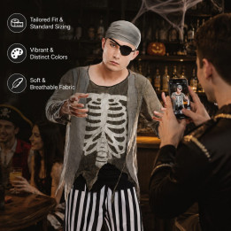Pirata Fantasma – Disfraz Para hombre | Cospty