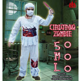 Cirujano Zombie – Disfraz Para hombre | Cospty