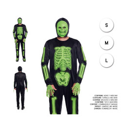 Esqueleto Eva Verde – Disfraz Para hombre | Cospty