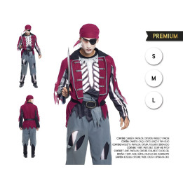 Skull Pirate – Disfraz Para hombre | Cospty