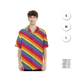 Camisa Print Arcoiris – Disfraz Para hombre | Cospty