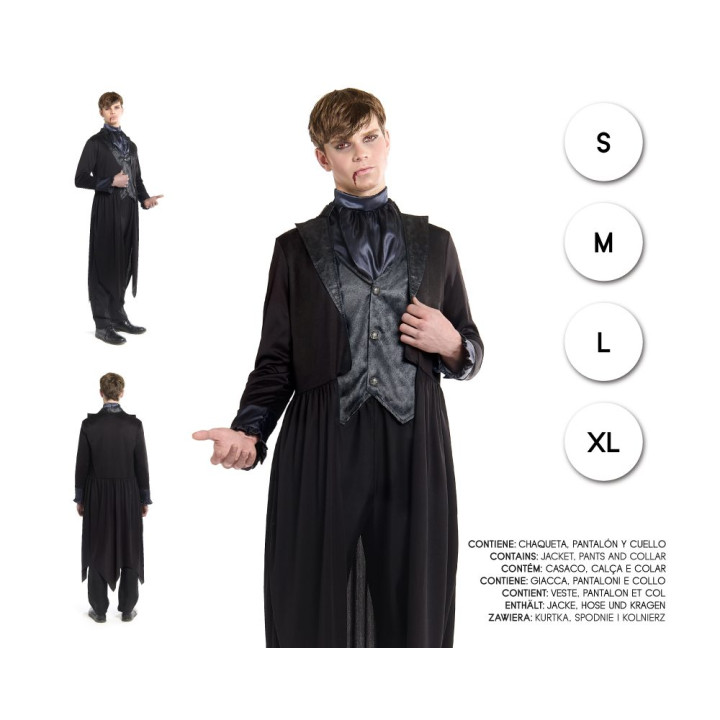 Vampiro Gotico Black – Disfraz Para hombre | Cospty