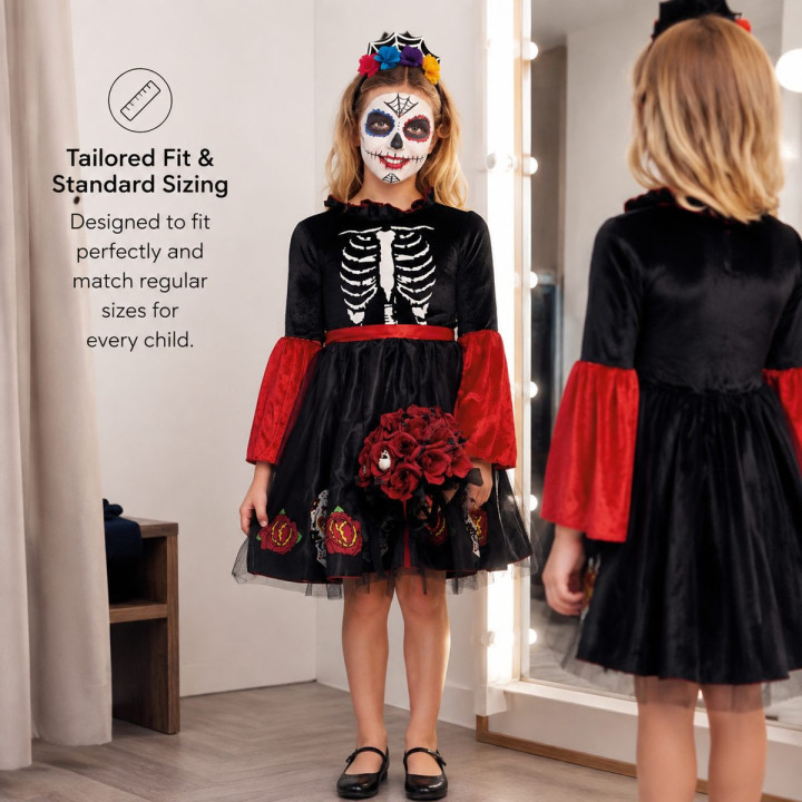 Skull Princess – Disfraz Para niña | Cospty