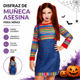 Muñeca Asesina – Disfraz Para niña | Cospty
