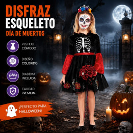 Skull Princess – Disfraz Para niña | Cospty