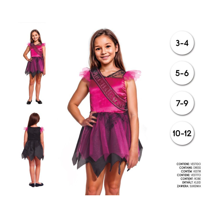 Miss Halloween 4/6 – Disfraz Para niña | Cospty