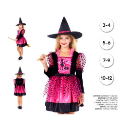 Bruja Fucsia – Disfraz Para niña | Cospty