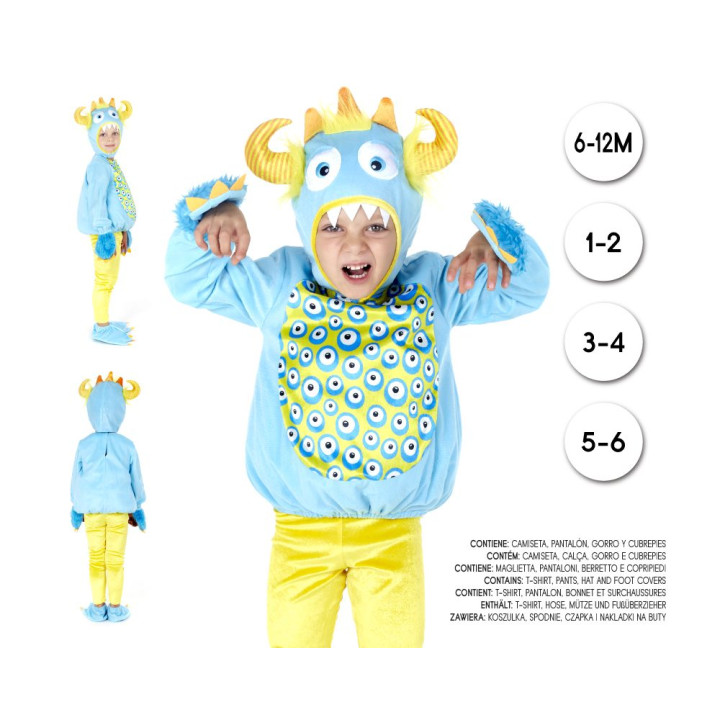 Baby Monster 6-12M – Disfraz Para niña | Cospty