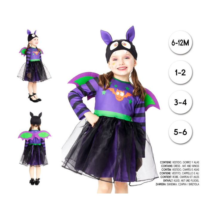Vestido Murcielago Baby Girl – Disfraz Para niña | Cospty