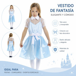 Gemela Fantasma – Disfraz Para niña | Cospty