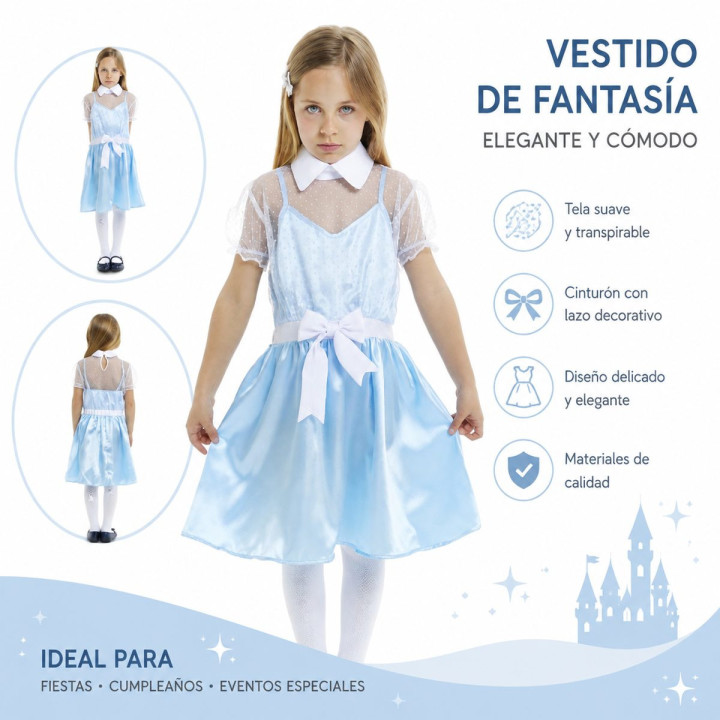 Gemela Fantasma – Disfraz Para niña | Cospty