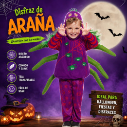 Baby Spider 6-12M – Disfraz Para niña | Cospty