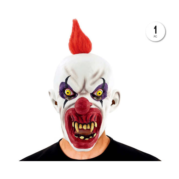 Mascara Latex Payaso Diabolico – Máscara Unisex | Cospty