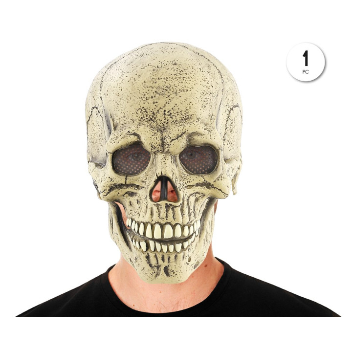 Mascara Latex Calavera – Máscara Unisex | Cospty