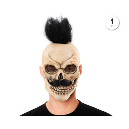Mascara Latex Skull Punky – Máscara Unisex | Cospty